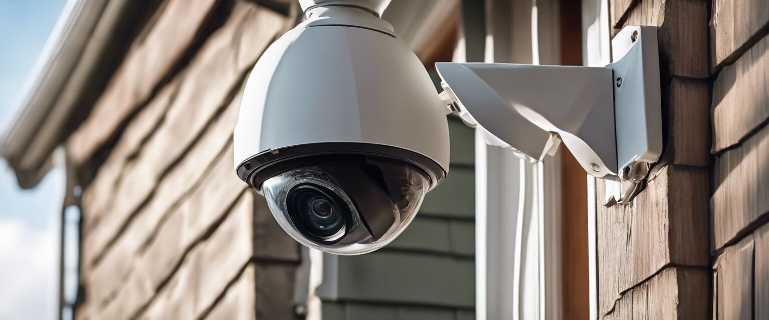 installation of a wireless security camera