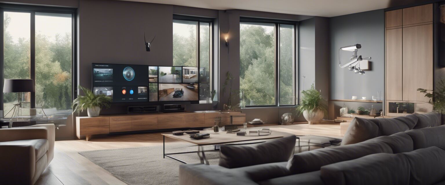 Smart home security camera integration