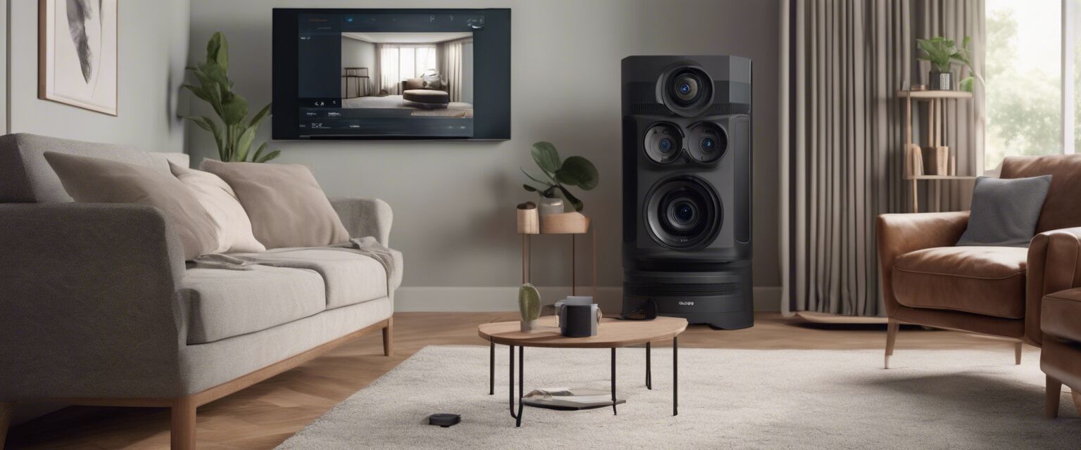 Indoor security camera setup