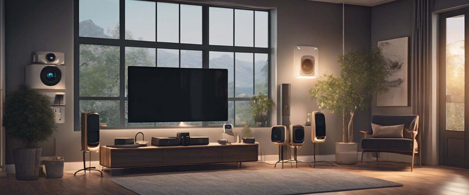 Smart home security camera integration.